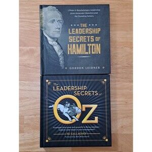 The Leadship Secrets of Oz & The Leadership Secrets of Hamilton Hardback Books